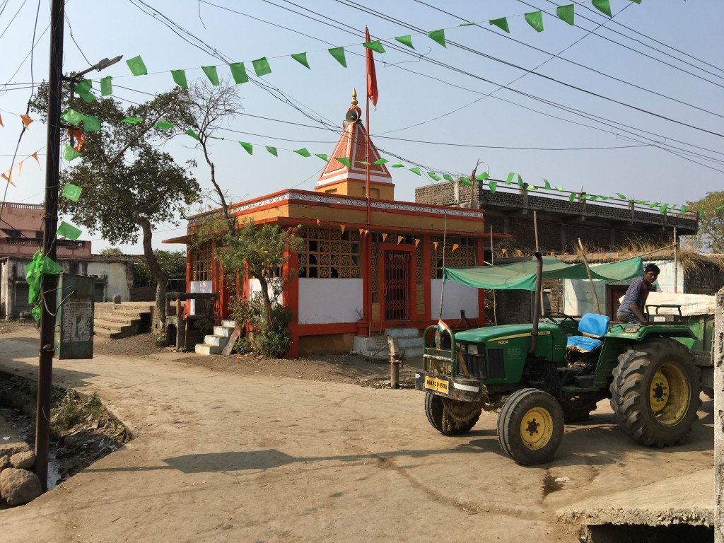 Temple in the village of Waigao, India. (Tavish Fenbert)